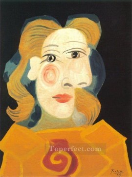 Tete de femme Dora Maar 1939 Cubists Oil Paintings